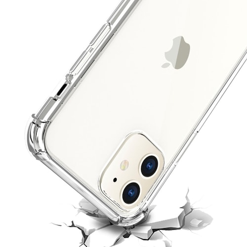 Funda iPhone 11 Transparente 2 en 1 Acrigel Silicon y Acrilico Pantalla 6.1  Pulgadas