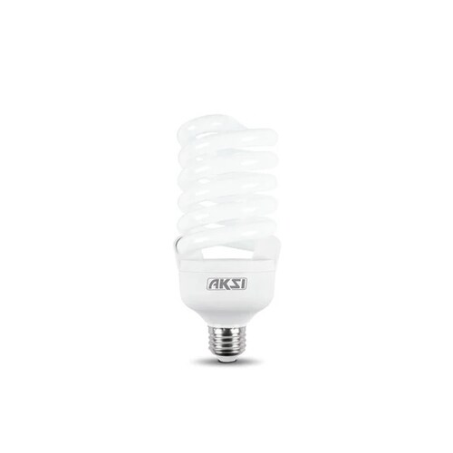 Foco Ahorrador Espiral Aksi Luz Blanca-45W (10 Años De Vida).