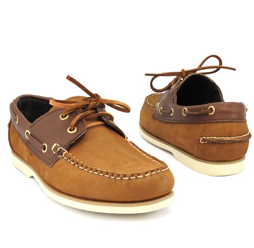 Top Sider Mocasin Marinero  AH GUSTO Para Caballero En Piel Cómodos.