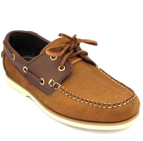 Top Sider Mocasin Marinero  AH GUSTO Para Caballero En Piel Cómodos.