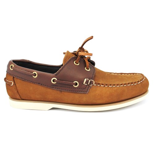 Top Sider Mocasin Marinero  AH GUSTO Para Caballero En Piel Cómodos.