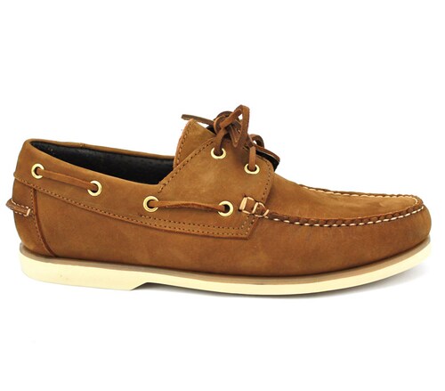 Top Sider Mocasin Marinero  AH GUSTO Para Caballero En Piel Cómodos.