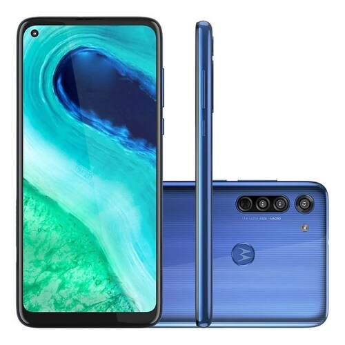 Celular Moto G8 Dual SIM 64 GB azul 4 GB RAM + Bocina