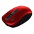 Mouse Recargable USB Inalambrico Rojo Optico 1600 Dpi Estandar Portatil PC Lap Escuela Windows 10M pc-044802