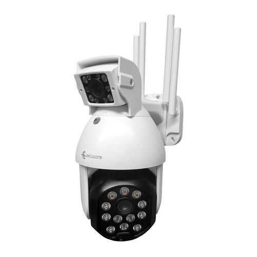 Doble cámara CCTV Wifi Grabación Nube Audio 2 Vías Giratoria