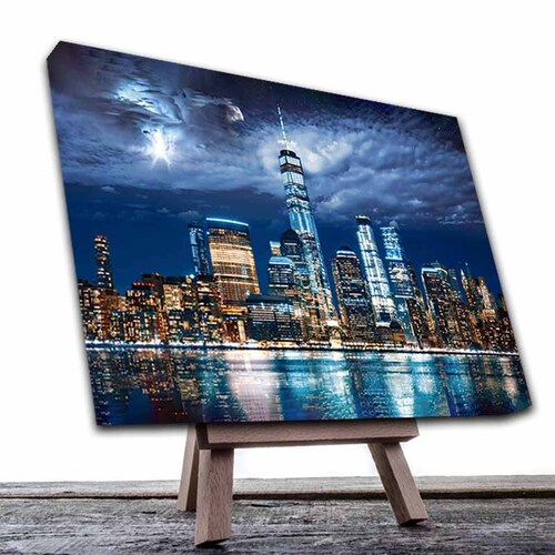 Cuadro Decorativo Canvas New York de Noche