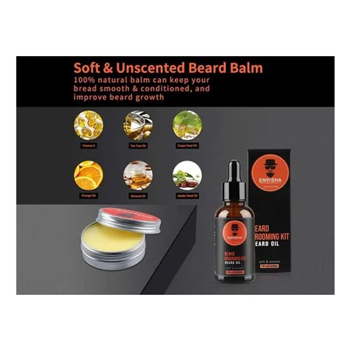 Kit Cuidado De Barba,bigote/barba Tijeras De Corte