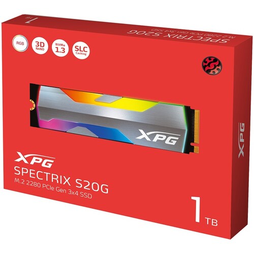M.2 2280 SSD 1TB ADATA XPG SPECTRIX S20G RGB ASPECTRIXS20G-1T-C