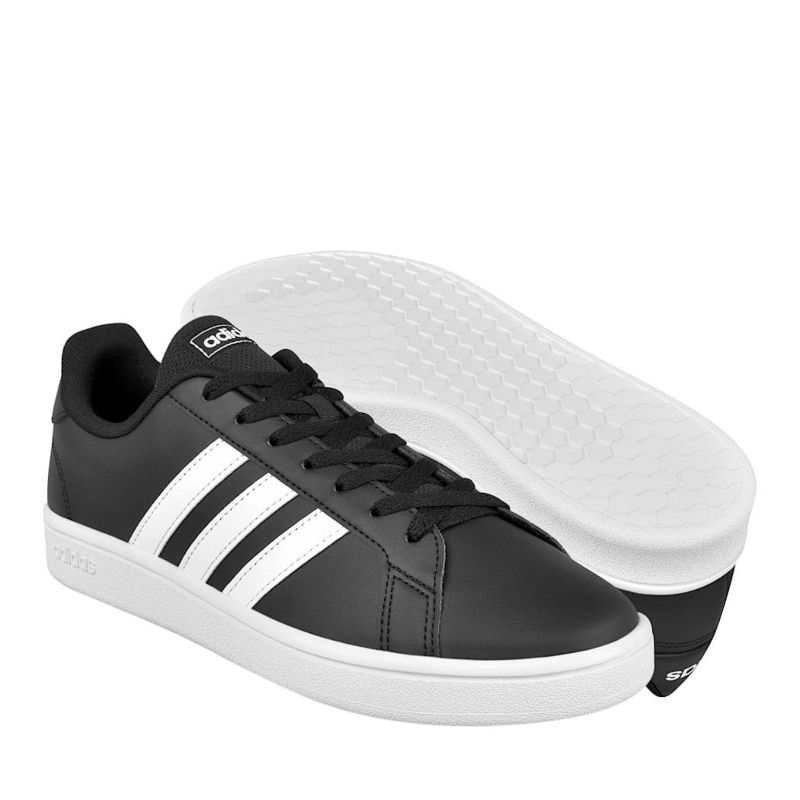 Adidas negro y discount blanco