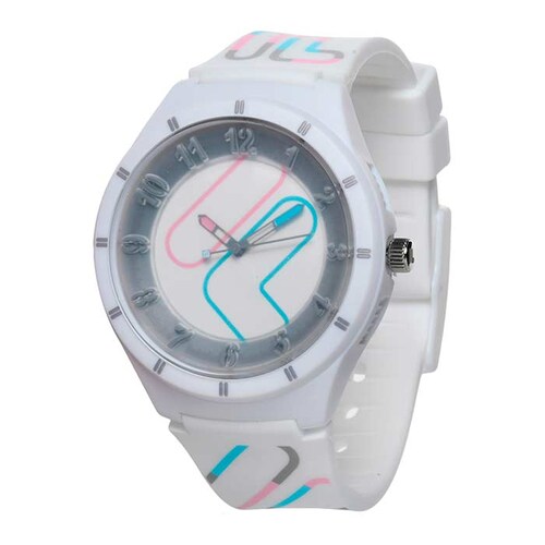 Reloj Fila Mujer Silicona Casual Deportivo Multicolor Blanco 38324003