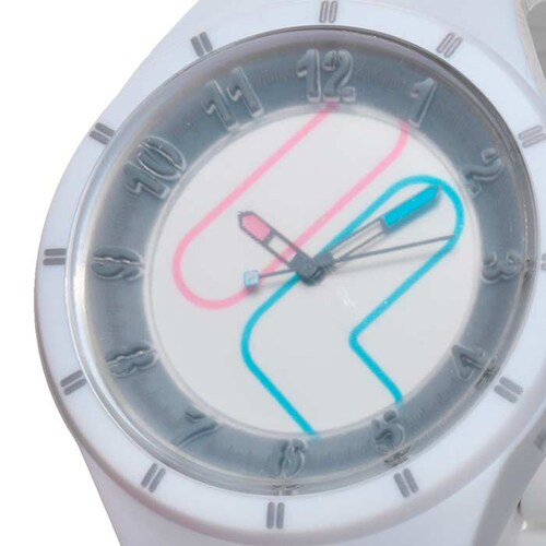 Reloj Fila Mujer Silicona Casual Deportivo Multicolor Blanco 38324003