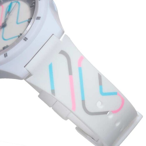 Reloj Fila Mujer Silicona Casual Deportivo Multicolor Blanco 38324003