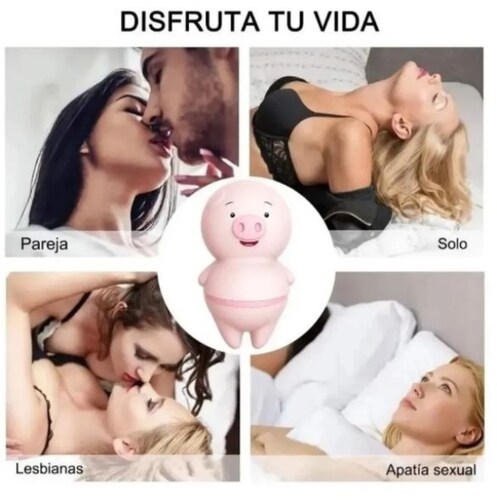 Puerquito Cerdito Vibrador Estimula