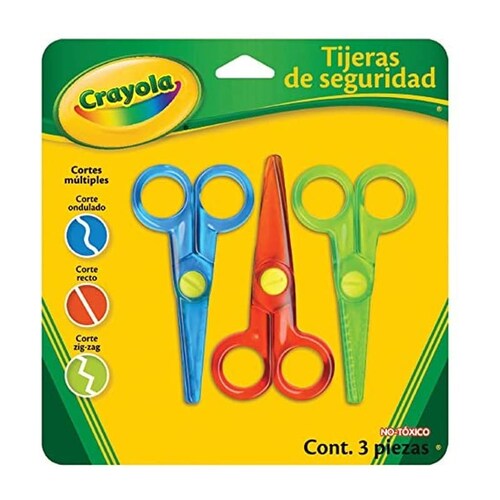 Tijera De Seguridad Diferentes Cortacortes Creativos Crayola