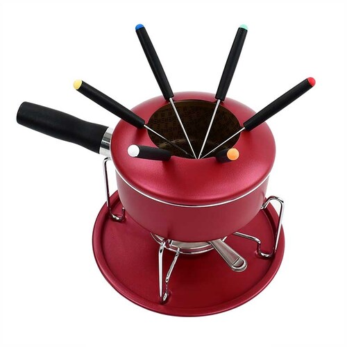 JUEGO PARA FONDUE TRAMONTINA 20553/714 11 PZAS PARIS ROJO END