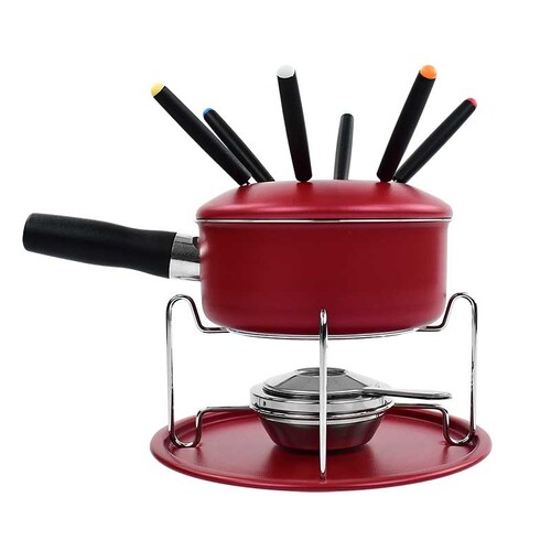 JUEGO PARA FONDUE TRAMONTINA 20553/714 11 PZAS PARIS ROJO END
