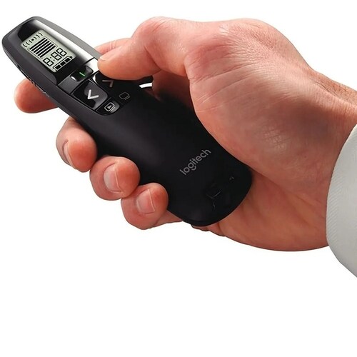 Presentador Logitech R800 Laser Verde Apuntador Inalámbrico