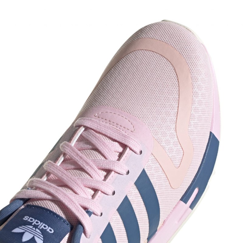 Adidas rosa outlet blanco y azul