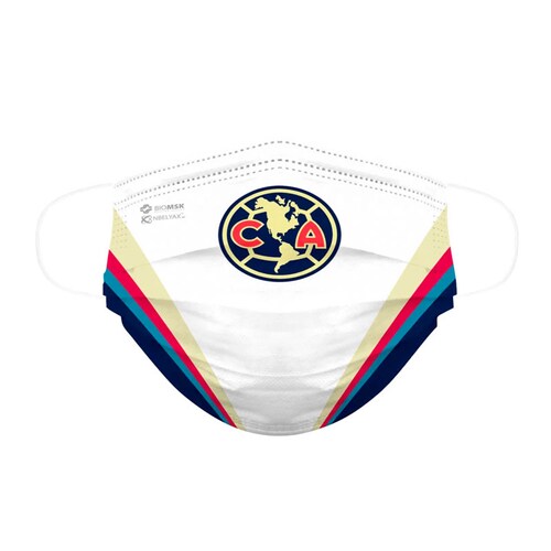Biomsk® cubrebocas lavable Club Ámerica 10 piezas