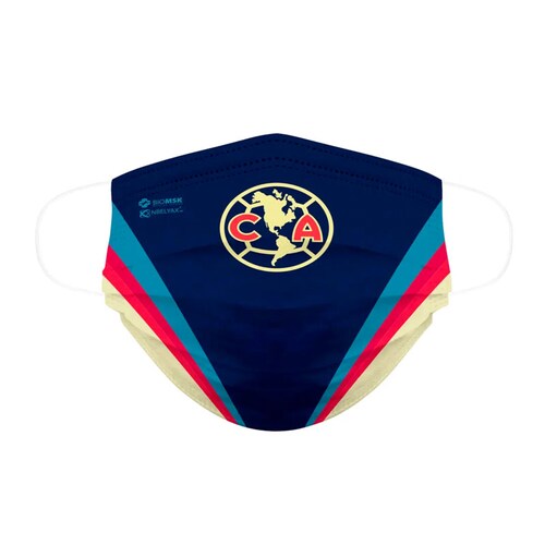 Biomsk® cubrebocas lavable Club Ámerica 10 piezas