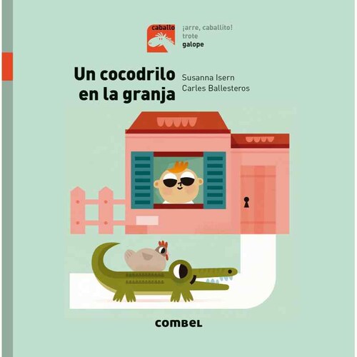 Un cocodrilo en la granja