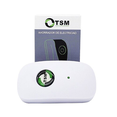 Ahorrador Energia Ahorrador De Luz Tsm 25kw Con Capacitor Marca TSM Blanco