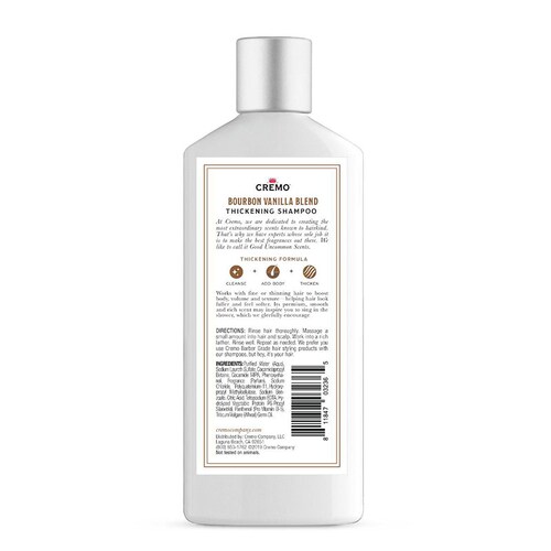 Cremo 2 in 1 Bourbon Vanilla Shampoo & Conditioner 16oz. 03236