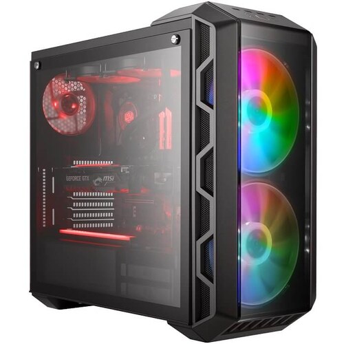 Gabinete Cooler Master MasterCase H500 ARGB USB3 3 Ventiladores Vidrio Templado MCM-H500-IGNN-S01
