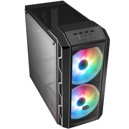 Gabinete Cooler Master MasterCase H500 ARGB USB3 3 Ventiladores Vidrio Templado MCM-H500-IGNN-S01
