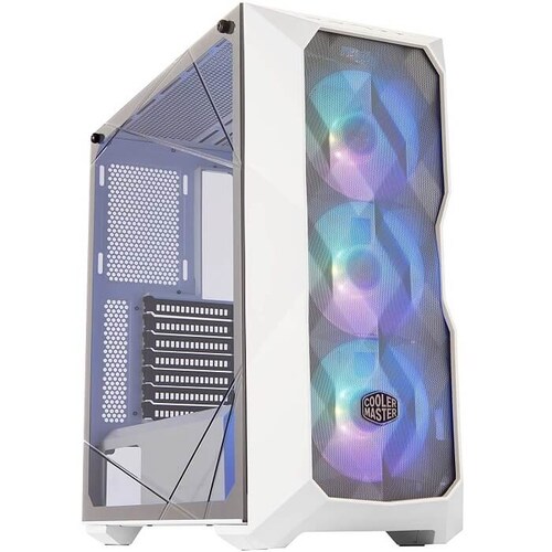 Gabinete Cooler Master MasterBox TD500 Mesh White USB3 3 Ventiladores Vidrio Templado Blanco MCB-D500D-WGNN-S01.