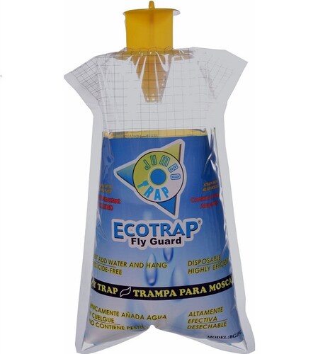 Trampa para Moscas Jumbo Altamente Efectiva Ecotrap Fly Guard 