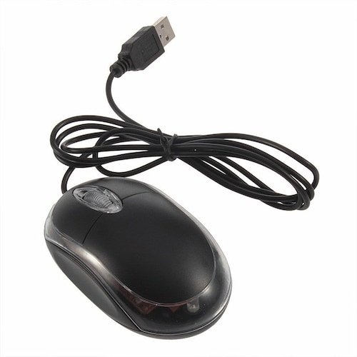 Mouse Óptico Alámbrico USB