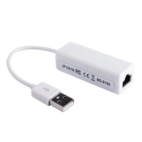 Adaptador Convertidor USB 2.0 a Ethernet