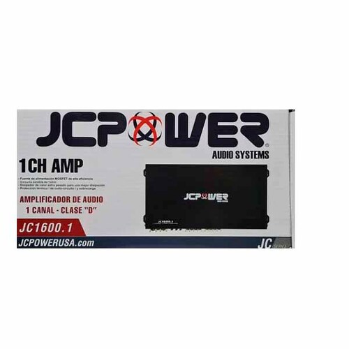 AMPLIFICADOR CLASE D 1600 WATTS  PARA BAJOS JC POWER JC1600.1
