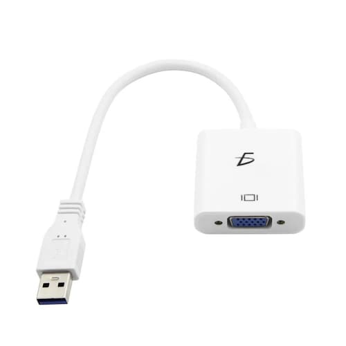 ADAPTADOR CONVERTIDOR DE USB 3.0 A VGA, COMPATIBLE CON PC O LAPTOP