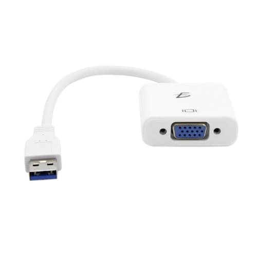 ADAPTADOR CONVERTIDOR DE USB 3.0 A VGA, COMPATIBLE CON PC O LAPTOP