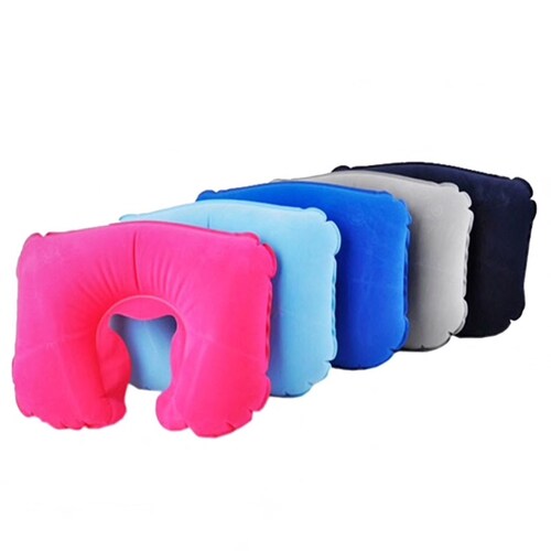 Almohada Inflable Anti-ronquidos azul