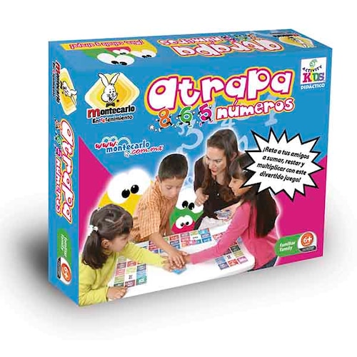 Atrapanúmeros Novedades Montecarlo juego de mesa matemático para niños familiar