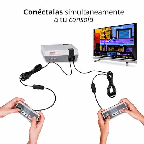 Extensión Para Controles Nintendo Mini Classic 2 Pack Redlemon