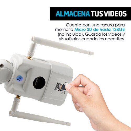 Cámara WiFi para Exteriores con Visión Nocturna Redlemon