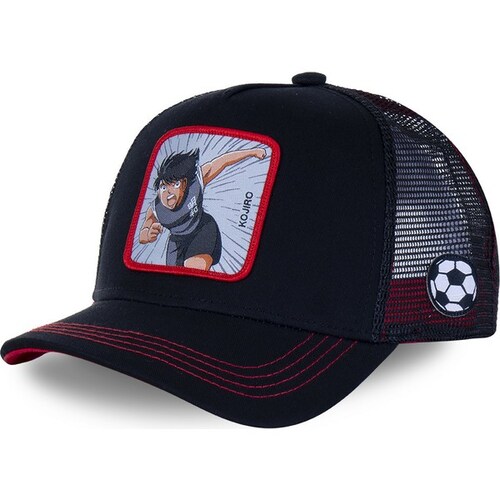 Gorra Capitan Tsubasa Steve Hyuga Super Campeones Black Trucker