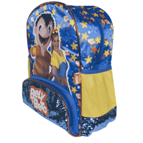 Mochila Bely Y Beto Lentejuela Niño Escolar Originals