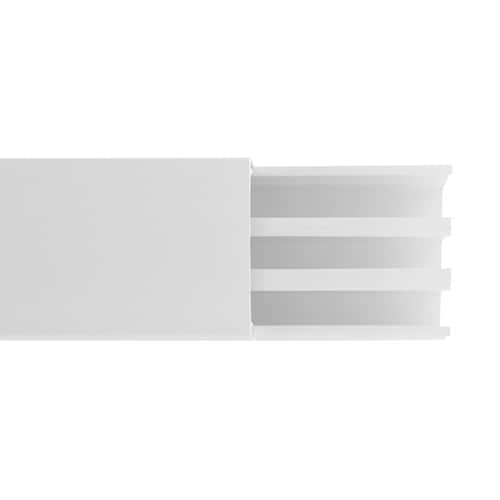 CANAL TEK 62 THORSMAN S/TROQUEL C/TAPA BLANCO 4 PZAS DE 2.5M 6301-01251