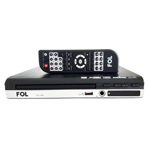 Reproductor DVD con Karaoke FOL FD-118A