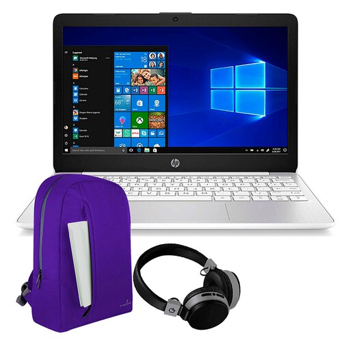 Laptop HP Stream 11 intel celeron 32gb eMMC 4Gb de Ram + Mochila + Audifono