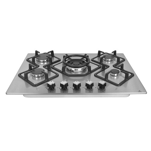 Parrilla de gas L.P. empotrable 70cm SUPRA ETERNITY de acero inoxidable con 5 quemadores