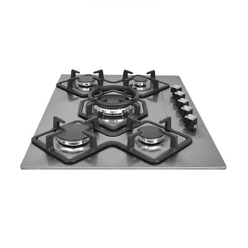 Parrilla de gas L.P. empotrable 70cm SUPRA ETERNITY de acero inoxidable con 5 quemadores