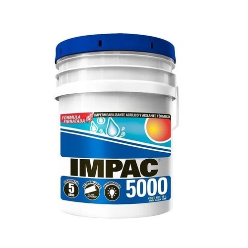 Impac 5000 Fibratado Terracota Impermeabilizante 19 L