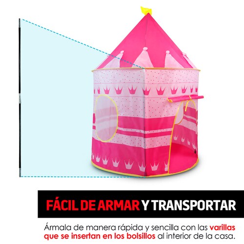 Casa de Campaña Juegos para Niños Castillo Plegable Redlemon