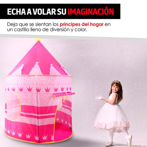 Casa de Campaña Juegos para Niños Castillo Plegable Redlemon